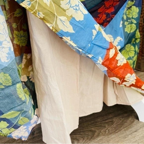 Bec & Bridge SZ 8 NWT Woodstock Patchwork Boho Cutout Cotton/Silk Maxi Dress - Picture 9 of 15